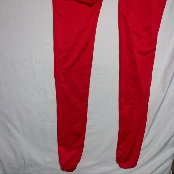 Red Morphsuit Adult Costume Bodysuit Halloween Party masquerade Robber Superhero - Picture 8 of 11